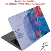 Resim Mcstorey Macbook Air M2-m3 Kılıf 13.6inç Sticker Yapıştırma Koruyucu Kaplama Brainnl A2681 A3113 (2022-2024) 