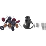 Resim Sourcingasia 1 Takım Elektrikli El Matkabı Elektrikli El Aletleri Ahşap Freze Çapakları Kesici Set ve 12 Adet Lehçe Tekerlek Tampon Aşındırıcı Fırça Kafası (Yurt Dışından) 