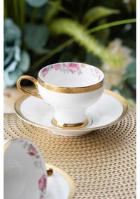 Resim Acar Hxf-06803 Daabria Beyaz 6lı Kahve Fincanı Takımı 