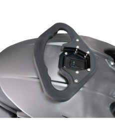 Resim GP Kompozit Bajaj Pulsar NS 400 Z 2025-2026 Uyumlu Depo Üstü Artçı Tutamak Siyah 