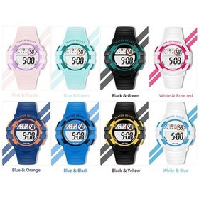 Resim Yingfu Suya Dayanıklı Çocuk Saati - Alarm & Kronometre, Renkli Model Çok Renkli 