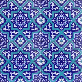 Resim Can Seramik 20*20 Cm Cç12 Iznik Çini Karo 5' Li 1 Paket 