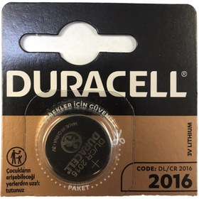 Resim Duracel Para Pil Cr 2016 ( 1 Li - Tekli Paket ) 