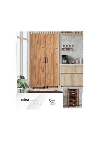 Resim Diva Kiler Dolabı Ceviz 