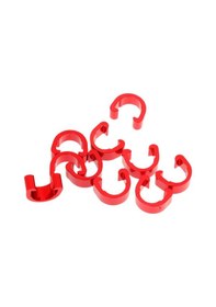 Resim Suntek 10 Adet Bisiklet Mtb Yol Bisikleti Kablosu C-klips Kırmızı 