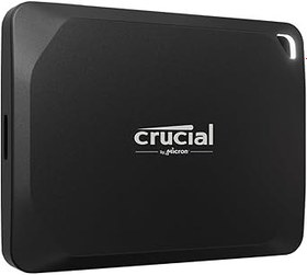 Resim Crucial X10 Pro 2TB Taşınabilir SSD, 2100MB/s'ye Kadar Okuma ve 2000MB/s Yazma, USB-C 3.2 Gen2, Siyah 