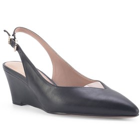 Resim Nine West NILA 3FX Siyah Kadın Dolgu Topuk Ayakkabı 