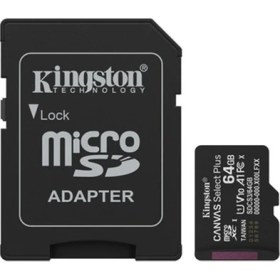 Resim Kingston 64 GB Kıngston Canvas Select Plus Mıcro Sd Card CL10 SDCS3/64GB 