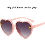 Resim Moonbıffykız Çocuk Kalp Şekilli Parlak Güneş Gözlüğü Uv Koruma Parti Aksesuarımor51gri Gri 