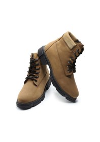 Resim Costo Shoes Büyük Numara Erkek Bot Rahat Geniş Kalıp Kum Nubuk 