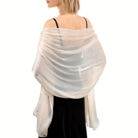 Resim Kadınlar için Şık Parıltılı Yumuşak Şal Sarma - Hafif Polyester Düğün ve Parti Aksesuarı, Elde Yıkanabilir, Akşam Elbiseleri, Düğün Kızları ve Resmi Etkinlikler için Mükemmel, Düğün Şalı, Düğün Kızları Aksesuarı, Sophisticated Stil, Pürüzsüz Dokulu, Kadınlar için Şal, Kadınlar için Şal, Kadınlar için Şal, Kadınlar için Şal 