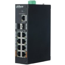 Resim DAHUA PFS3211-8GT-120 8GE PoE Port (120W), 1GE Uplink, 2xSFP Endüstriyel Switch 