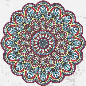 Resim Sayılarla Boyama Seti - Mandala 2 - 60x60 