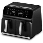 Resim Dual-Cooker Airfryer 1700 W (4+4) 8 L Çift Hazneli Yağsız Rexon