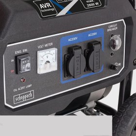 Resim Scheppach Benzinli Jenerator 3,5 Kw 2800 Watt SG3200X 