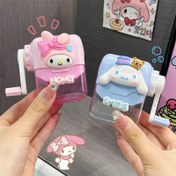 Resim [ Authorized] Sanrio Hand-Cranked Pencil Sharpener My Melody Cinnamon Dog Pencil Sharpener 