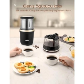 Resim Sinbo SCM-2997 Altın Kahve ve Baharat Öğütücü Paslanmaz Çelik Malzeme Türkiye Menşeli 