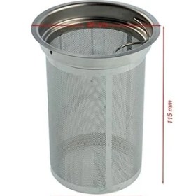 Resim Çay Makinesi Metal Demlik Süzgeci 6.5 x 11.5 cm 