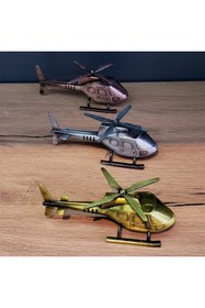 Resim delta online Dekoratif Metal Helikopter 