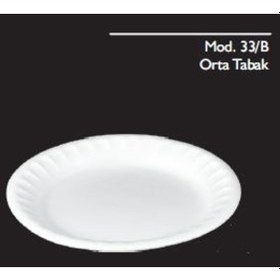 Resim Anı Mod 33/b 100 Lü Pk Çap : 20 Cm Orta Boy Köpük Tabak 