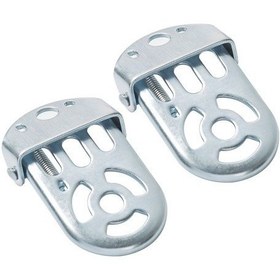 Resim Neevoyu Çocuk Bisikleti İçin Katlanabilir Ayak Dinlendirici - Güvenli Arka Koltuk Dayama Pedalları Gümüş 