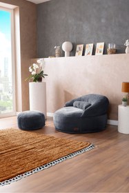 Resim GOOD NİGHT New Felix Lüx Armut Koltuk & Puf & Uzanma Koltuğu & Berjer 