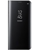 Resim Microcase Xiaomi Mi 8 SE Aynalı Kapak Clear View Flip Cover Mirror Kılıf - Siyah 