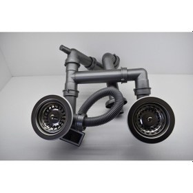 Resim Evye Sifon Takimi Franke Uyumlu Ve Dominox 1,5 Gözlü Büyük Kafa Taşmali - 361562134 