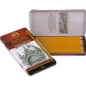 Resim Kohinoor Toison Dor Graphite Dereceli Kalem Seti 12'li 2H/8B N11.479 