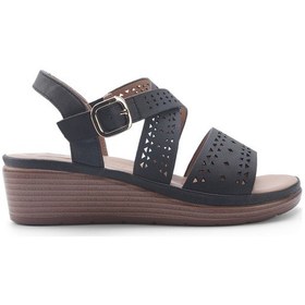 Resim 105513.z5fx Siyah Kadın Comfort Sandalet 000000000101985294 Çok Renkli 