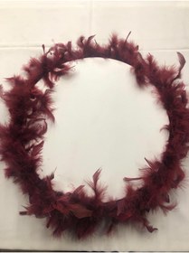 Resim Mia Luxurious Otrişli Deri Tef 22cm (Kına Aksesuarı & Kına Tefi & Kına Gecesi) 