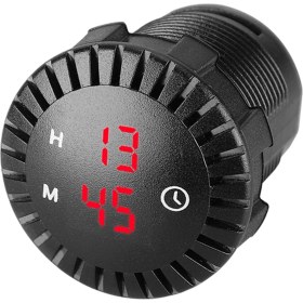 Resim 12V/24V Touch Dijital Saat 24 Saat Yükseklik Kamyon Kırmızı Işık Için Dayanıklı Uyum 