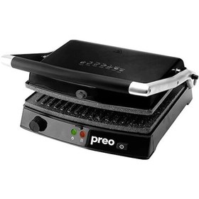 Resim Preo PTG05 2000W 6 Tost Kapasiteli Döküm Plakalı Tost Makinesi 