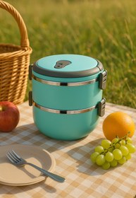 Resim Hanedan Freshbox 2 Katlı Sızdırmaz Yemek Termosu Sefer Tası - Tek Kişilik Hacme Sahiptir 