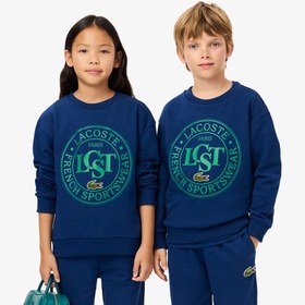 Resim Lacoste Classic Çocuk Mavi Sweatshirt 