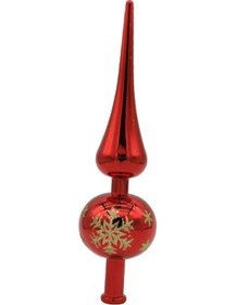 Resim Suntek Şenlikli Ağaç Tepesi Şık Yılbaşı Ağacı Yeni Yıl Cafe Hediyesi En İyi Yıldız Kırmızı 