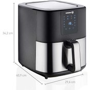 Resim Korkmaz A888 Air Max Airfryer 6.5 Litre 1700 W Korkmaz A888 Air Max Airfryer 6.5 Litre 1700 W