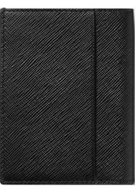 Resim Mont Blanc Montblanc Sartorial Mini Cüzdan 4 Cc 130321 Siyah 