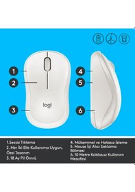 Resim Logitech M221 Sessiz Kablosuz Optik Mouse 