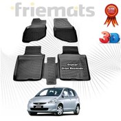 Resim Jazz 3D Havuzlu Paspas 2002-2008 Arası Siyah N11.22651 