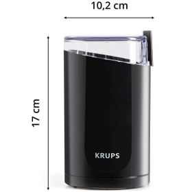 Resim Krups F20342 Kahve Öğütücü Ve Baharat Değirmeni, 75g Kapasite Kahve Değirmeni & Öğütücüler Çok Renkli 
