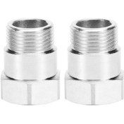 Resim Synodicmonth 2 Adet O2 Oksijen Sensörü Test Borusu Uzatma Uzatma Adaptörü Ara Parçası M18 X 1,5 1 Bung 