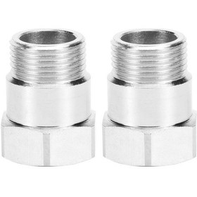 Resim Synodicmonth 2 Adet O2 Oksijen Sensörü Test Borusu Uzatma Uzatma Adaptörü Ara Parçası M18 X 1,5 1 Bung 