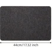 Resim Willowhaven Beyaz Siyah Hava Fritözü Matı, Tezgah Koruma Ve Kahve Makinesi Altlığı 