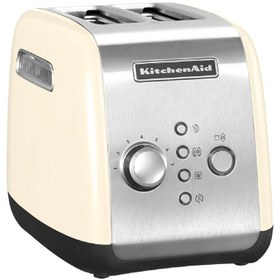 Resim KitchenAid 5KMT221EAC Almond Cream İkili Ekmek Kızartma Makinesi Yetkili Bayiden / Orjinal / Faturalı / Garantili / Sıfır Paket