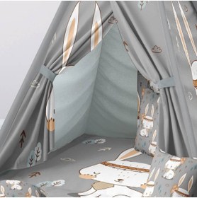 Resim instababyrooms Çocuk Oyun Çadırı Orman Hayvanları/Tavşan Dijital Baskılı 