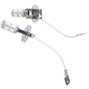 Resim Yuntech01 H3 Tabanlı 9 Adet 5050 Smd Led Oto Faro Lambası, Beyaz Işık, Dc 12v, 2 Adet Paket 