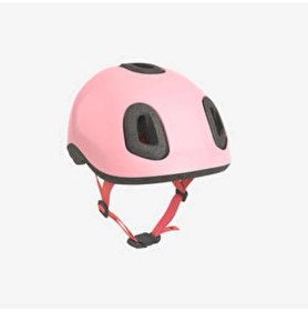 Resim Decathlon Btwin 500 Bebek Bisiklet Kaskı Pembe Koruma Sınıfı ile Güvenli Kullanım İçin Ergonomik Tasarım 