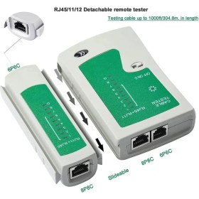 Resim PX-8070 Rj-45,rj-11 Lüks Kablo Test Cihazı, Adsl, Cat5,cat6,cat7,cat8 Internet Kablo Tester 