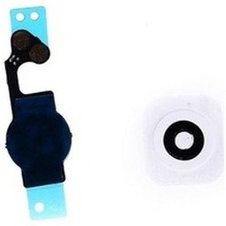 Resim Apple Uyumlu iPhone 5 Home Tuş Bordu Filmi Beyaz (444566516) 
